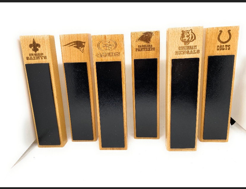 NFL Custom Beer tap handle every team available Chalk Chalkboard