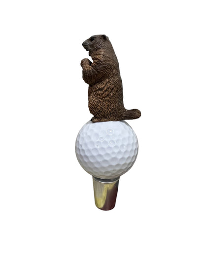 Golf Ball Gopher Caddyshack Beer tap handle
