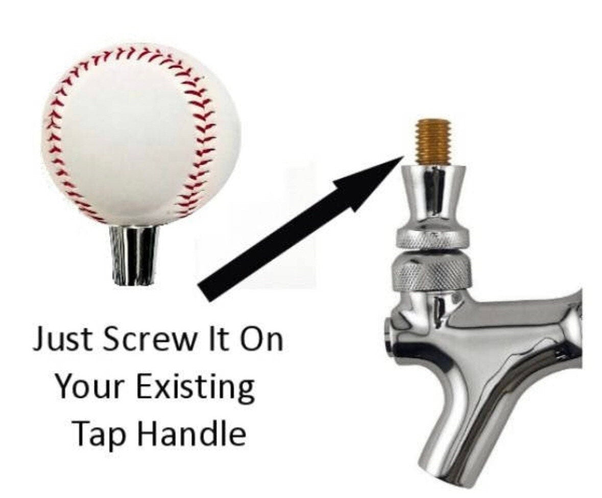 Custom Major League Baseball Beer Tap, All Teams Available Cubs Phillies Yankees Astros Dodgers Angels
