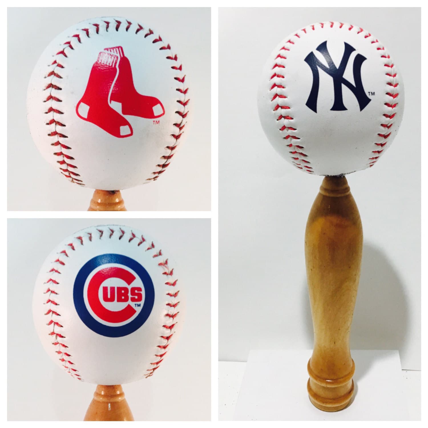 Custom Major League Baseball Beer Tap, All Teams Available Cubs Phillies Yankees Astros Dodgers Angels