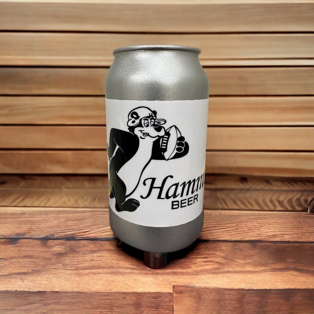Hamms Beer Can Football Bear Themed Beer tap Handle