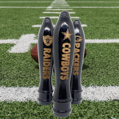 NFL Custom Beer tap handle every team available engraved black 6”
