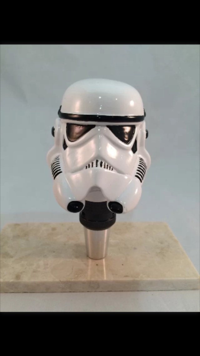 Storm Trooper beer tap handle Star Wars