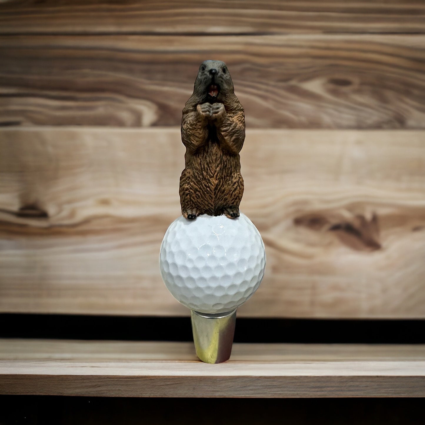 Golf Ball Gopher Caddyshack Beer tap handle