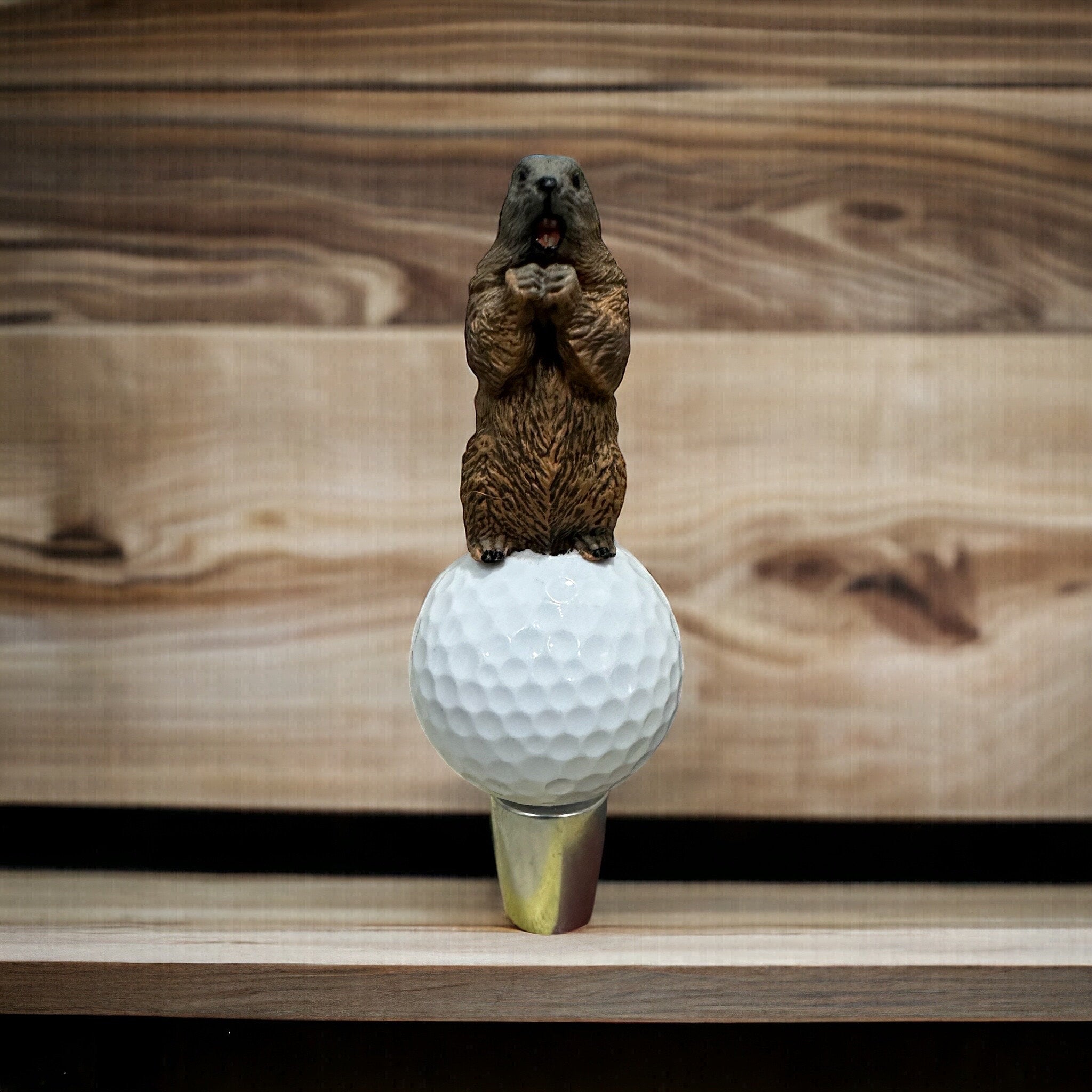 Golf Ball Gopher Caddyshack Beer tap handle