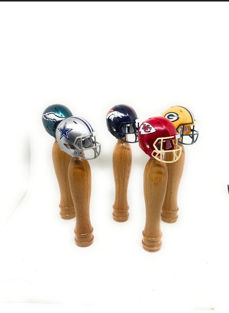 NFL Custom Beer tap handle every team available Helmet Natural